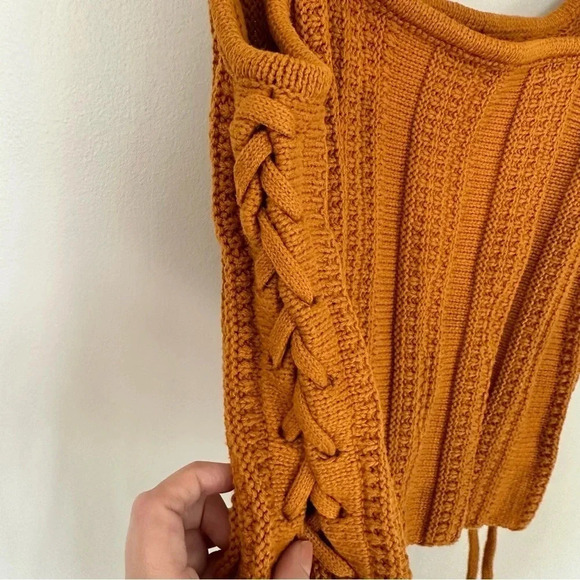 Forever 21 Women's Sleeveless Cropped Square Neck Knit Top Size M GUC - Picture 4 of 7